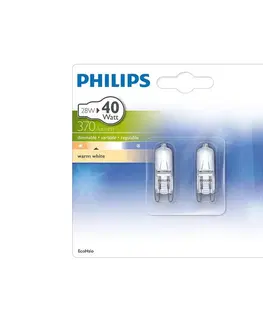 Žárovky Philips SADA 2x Průmyslová žárovka Philips ECOHALO G9/28W/230V 2800K 