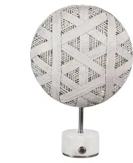 Stolní lampy Forestier Forestier Chanpen S Hexagonal stolní stříbro/bílá