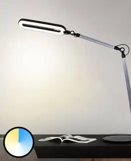 Stolní lampy kancelářské Briloner Stolní lampa LED Swan, CCT, stmívatelná