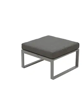 Zahradní stolky DEOKORK Hliníkový stolek / taburet TITANIUM