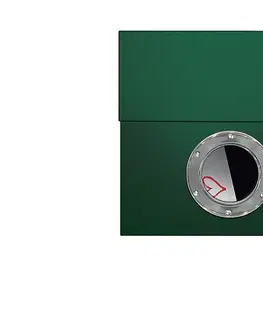 Poštovní schránky Radius design cologne Schránka na dopisy RADIUS DESIGN (LETTERMANN XXL STANDING darkgreen 567O) tmavě zelená