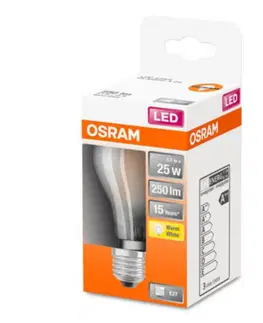 LED žárovky OSRAM OSRAM Classic A LED žárovka E27 2,5W 2 700K matná
