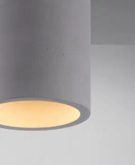 Moderní stropní svítidla PAUL NEUHAUS LED stropní svítidlo, barva betonu, GU10, LED vyměnitelné, IP20