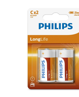 Baterie primární Baterie Philips LongLife C 2ks