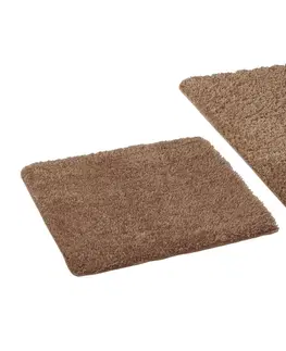 Koberce a koberečky Bellatex Sada koupelnových předložek Micro světle hnědá, 60 x 100 cm, 60 x 50 cm