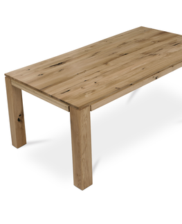Jídelní stoly Jídelní stůl RECURVATA 200x100 cm, masiv dub