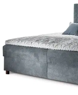 Postele New Design Manželská postel BELO 160 | s topperem Extra