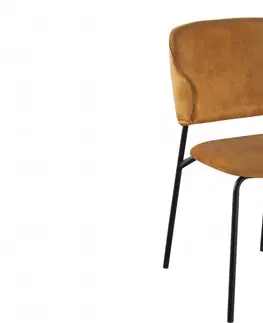 Židle Jídelní židle 2 ks CHRYSAOR Dekorhome Krémová