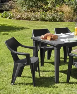 Zahradní nábytek KETER Zahradní židle DATTEN | hnědá