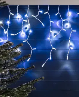 Rampouchy a krápníky S.O.S. dekorace LED interiérové světelné krápníky - 2,5x0,45m, studená bílá, 90 diod