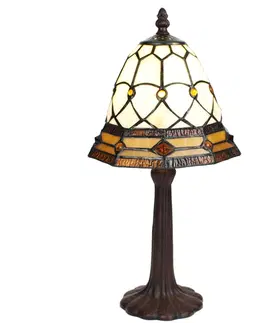 Svítidla Stolní lampa Tiffany Juliana - Ø 21x39 cm E14/max 1x25W Clayre & Eef 5LL-6273