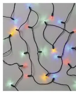 Vánoční řetězy a lamety EMOS LED vánoční řetěz Tradit 22,35 m barevný