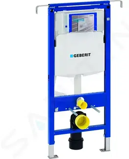 Záchody GEBERIT Duofix Set předstěnové instalace, klozet Alpha se sedátkem, tlačítko Sigma50, alpská bílá 111.355.00.5 ND8