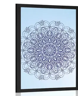 Feng Shui Plakát abstraktní květinová Mandala