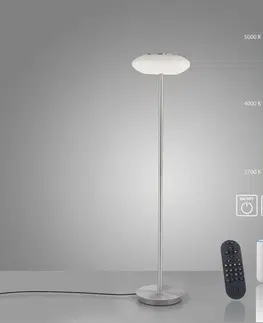 Chytré osvětlení PAUL NEUHAUS Q ETIENNE LED stojací svítidlo Smart Home stříbrná stmívatelné CCT ZigBee 2700-5000K PN 271-55