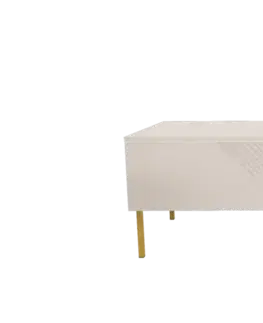 Konferenční stolky ArtSft Konferenční stolek SERO | bílá lesklá