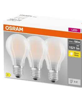LED žárovky OSRAM OSRAM LED žárovka E27 Base CL A 11W 2 700K mat 3ks