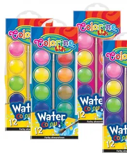 Hračky PATIO - Colorino vodové barvy 30mm 12 barev