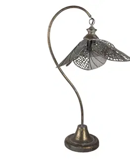 Lampy Kovová stolní lampa Adelajda - 38*31*72 cm E27 Clayre & Eef 5LMP628