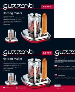 Vařiče, grily, fritézy Retro hotdogovač Guzzanti GZ 460
