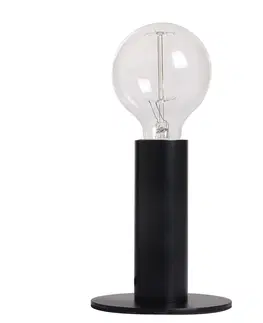 Lampy Černá stolní lampička Denmark black mat - Ø 4.5*16cm/ E27 Collectione 8500114347043