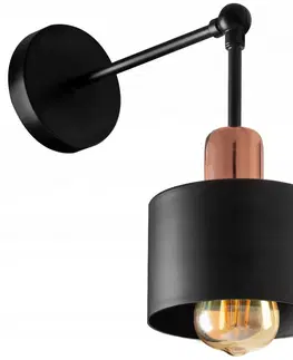 Svítidla TooLight Nástěnná lampa KINKIET CALI 1W BLACK