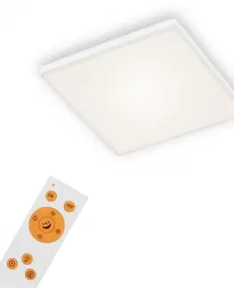 LED stropní svítidla BRILONER Bezrámečkový LED panel, 29,5 cm, 1600 lm, 12 W, bílé BRILO 7378-016