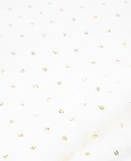 Přikrývky Deka Dots bílá, 150 x 125 cm