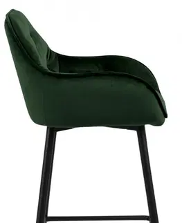 Barové židle Actona Barová židle Brooke zelená