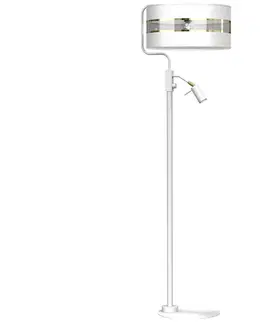 Lampy  Stojací lampa ULTIMO 1xE27/40W/230V + 1xGU10/MR11/7W bílá 
