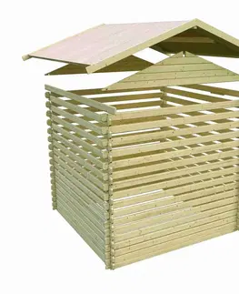 Dřevěné plastové domky Dřevěný zahradní domek FELSENAU 3 Lanitplast