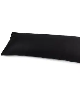 Povlečení 4Home povlak na Relaxační polštář Náhradní manžel satén černá, 50 x 150 cm 