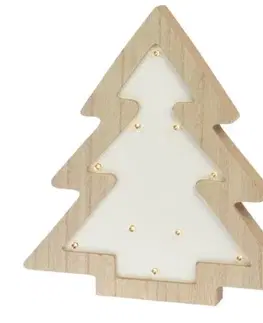 Vánoční dekorace Svíticí LED dekorace Tree shape 10 LED, 14,4 x 15 x 2,5 cm