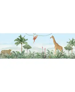Tapety Samolepicí bordura Jungle, 500 x 9,7 cm