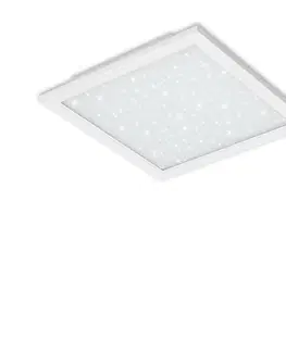 LED stropní svítidla BRILONER Hvězdné nebe svítidlo LED panel, 29,5 cm, 1300 lm, 12 W, bílé BRILO 7390-016