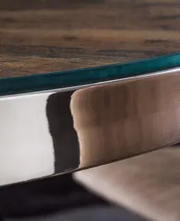 Jídelní stoly LuxD Kulatý jídelní stůl Shark 120 cm teak