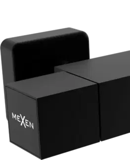 Vodovodní baterie Sprchová termostatická baterie MEXEN CUBE černá