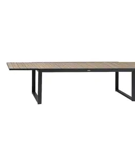 Zahradní stolky Hliníkový jídelní stůl EMPERIA 220/340x110 cm