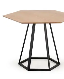 Jídelní stoly HALMAR Jídelní stůl HERMAN přírodně hnědý