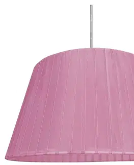 LED osvětlení Závesná lampa TIZIANO 1xE27 Candellux Růžová