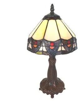 Svítidla Stolní Tiffany lampa Cammi - Ø  20*34 cm Clayre & Eef 5LL-6108