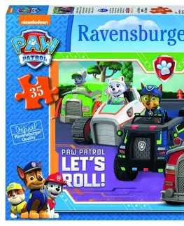 Hračky puzzle RAVENSBURGER - Tlapková Patrola; 35 dílků
