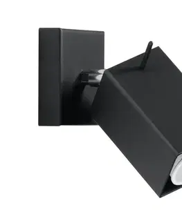 Svítidla   SL.0099 - Nástěnné bodové svítidlo MERIDA 1xGU10/40W/230V černá 
