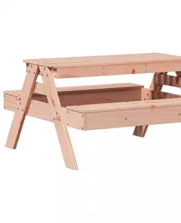 Zahradní stolky Piknikový stůl pro děti 88 x 97 x 52 cm masivní dřevo douglasky