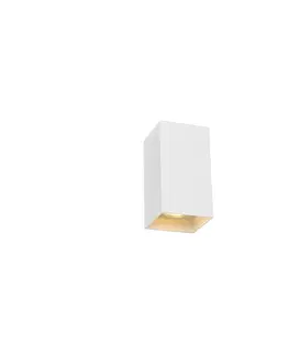 Nastenna svitidla Designová nástěnná lampa bílý čtverec - Sabbir