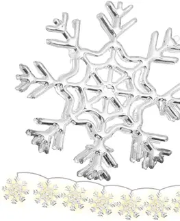 Vánoční řetězy a lamety Tutumi Vánoční LED světelný řetěz se sněhovými vločkami SLUMI