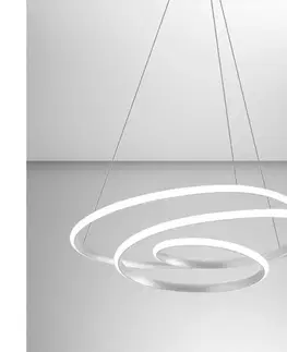 Svítidla Gea Luce Gea Luce DIVA S G BIANCO - LED Stmívatelný lustr na lanku DIVA LED/44W/230V bílá 