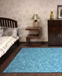 Koberce a koberečky Dywany Lusczow Kusový koberec SERENADE Hagy tyrkysový, velikost 100x250