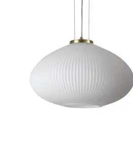 Závěsná světla Ideallux Závěsná lampa Ideal Lux Plisse Ø 45 cm