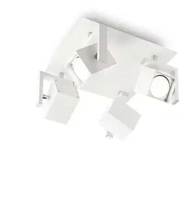 Bodová svítidla Bodové stropní svítidlo Ideal Lux Mouse PL4 nero 156712 4x50W černé